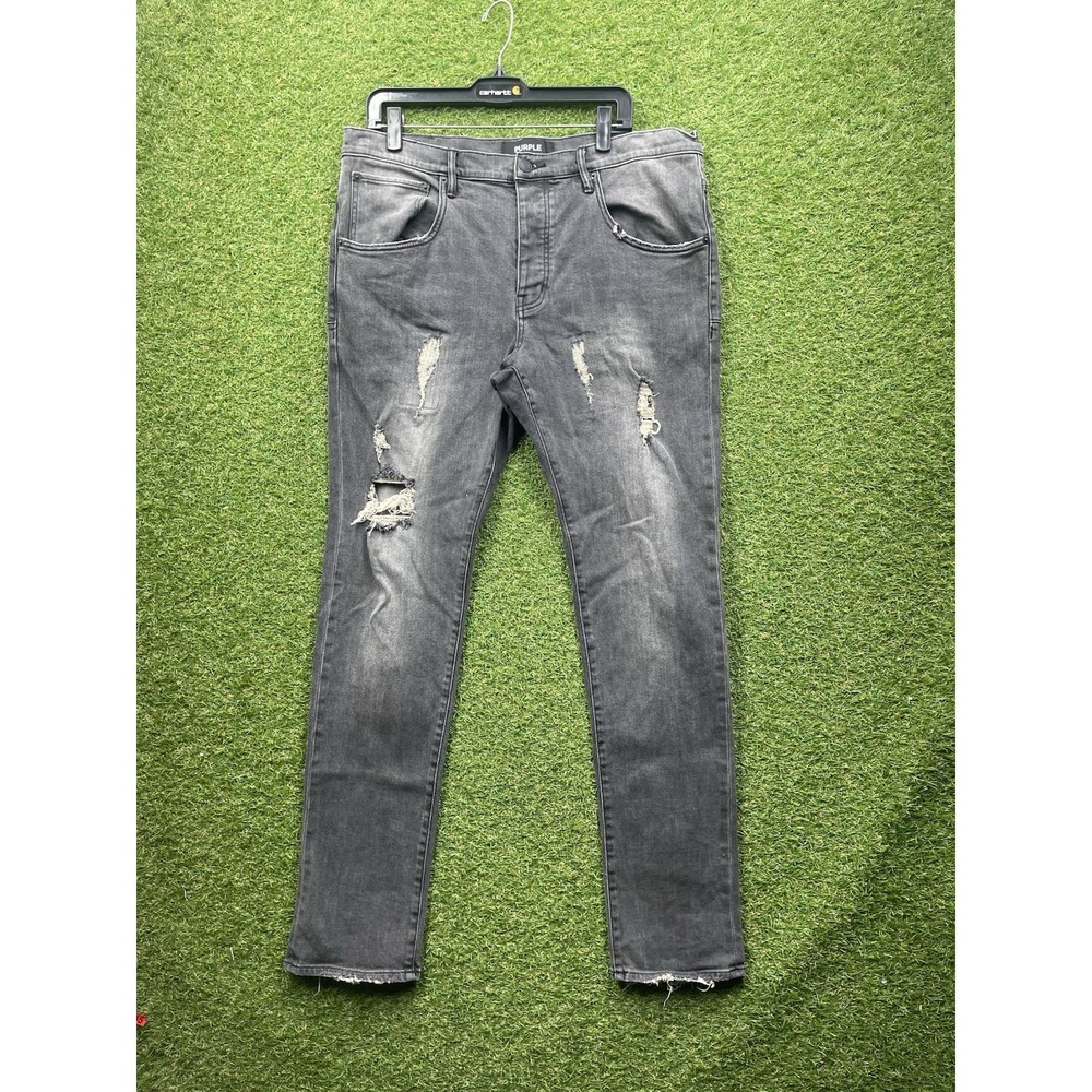 Purple Brand Jeans Mens 34 Style Number P002 No Tags Distressed Stretch 34x33